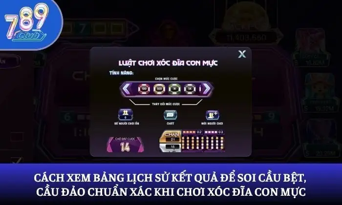 Xóc đĩa con mực 789Club Xóc đĩa con mực 789Club